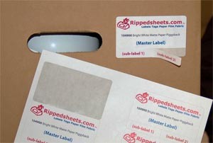etichette in carta